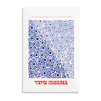 Yayoi Kusama blue circles