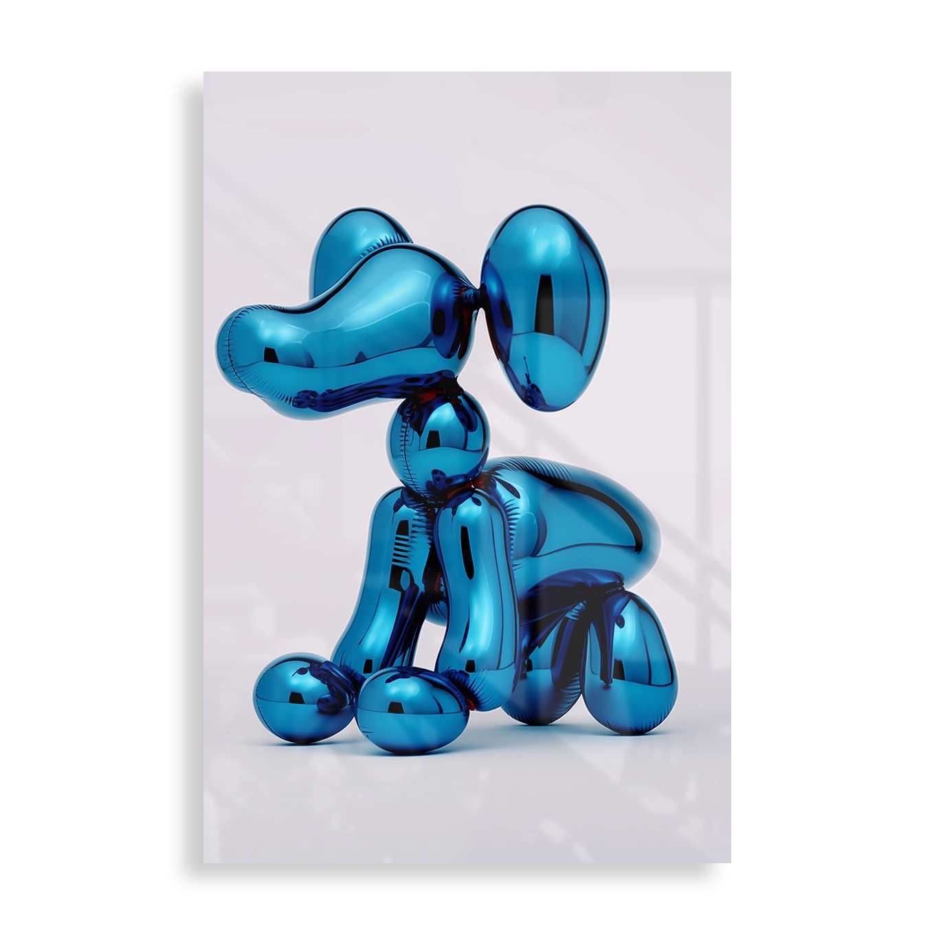 Blue balloon dog