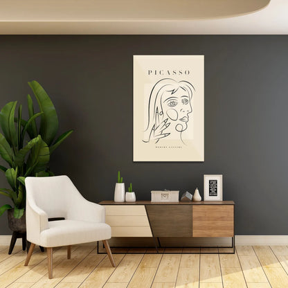 Picasso "Abstrakt kvindeansigt" 1