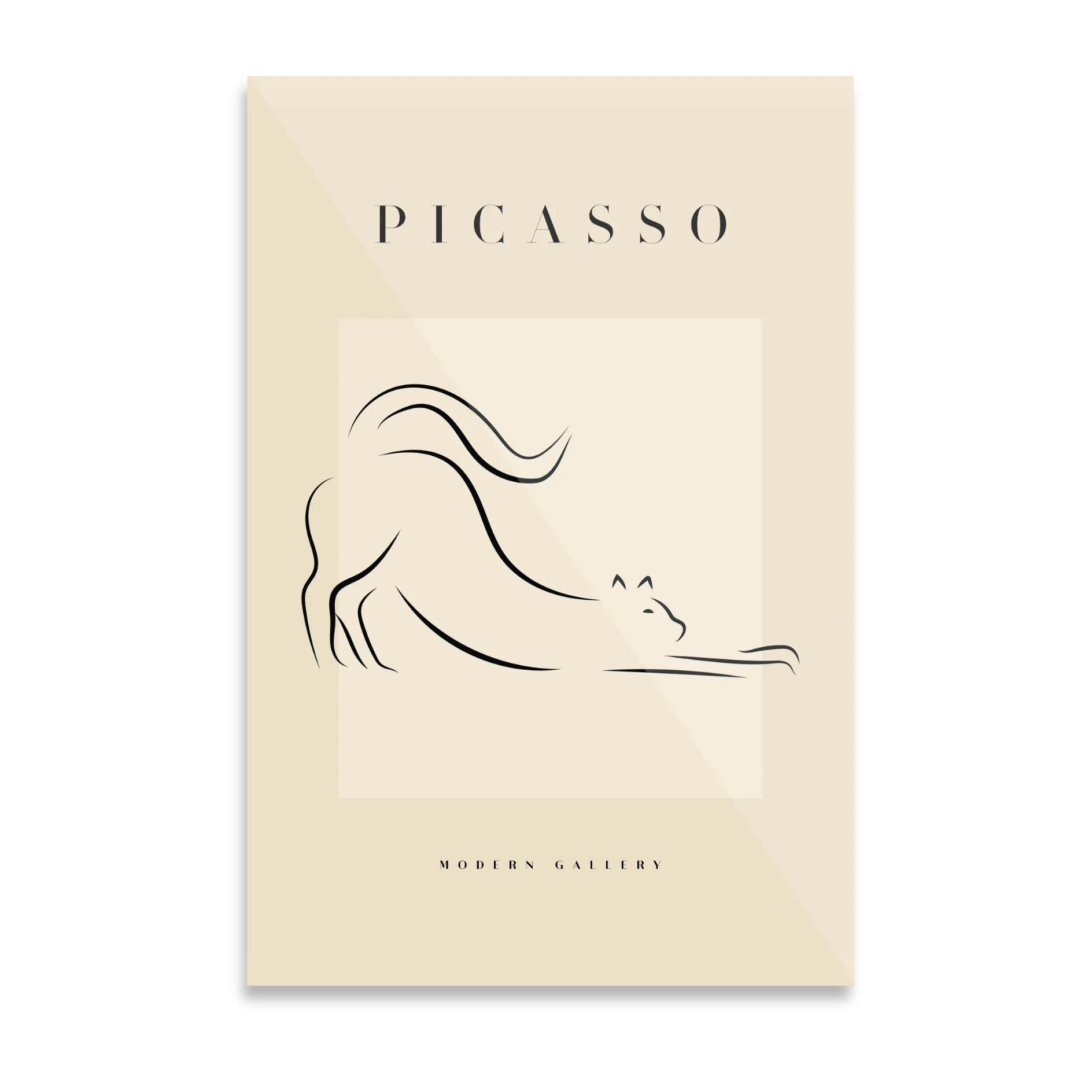 Picasso "Strækkende kat"