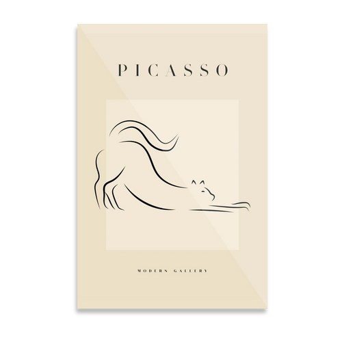 Picasso "Strækkende kat"