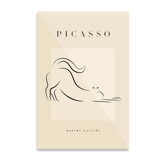 Picasso "Strækkende kat"
