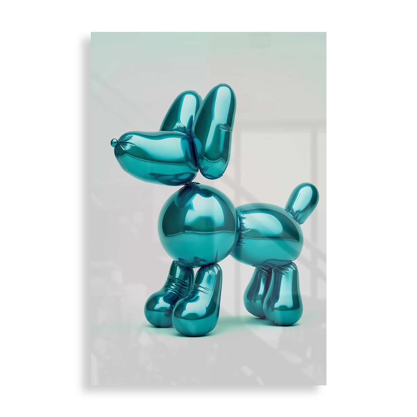 Green balloon dog