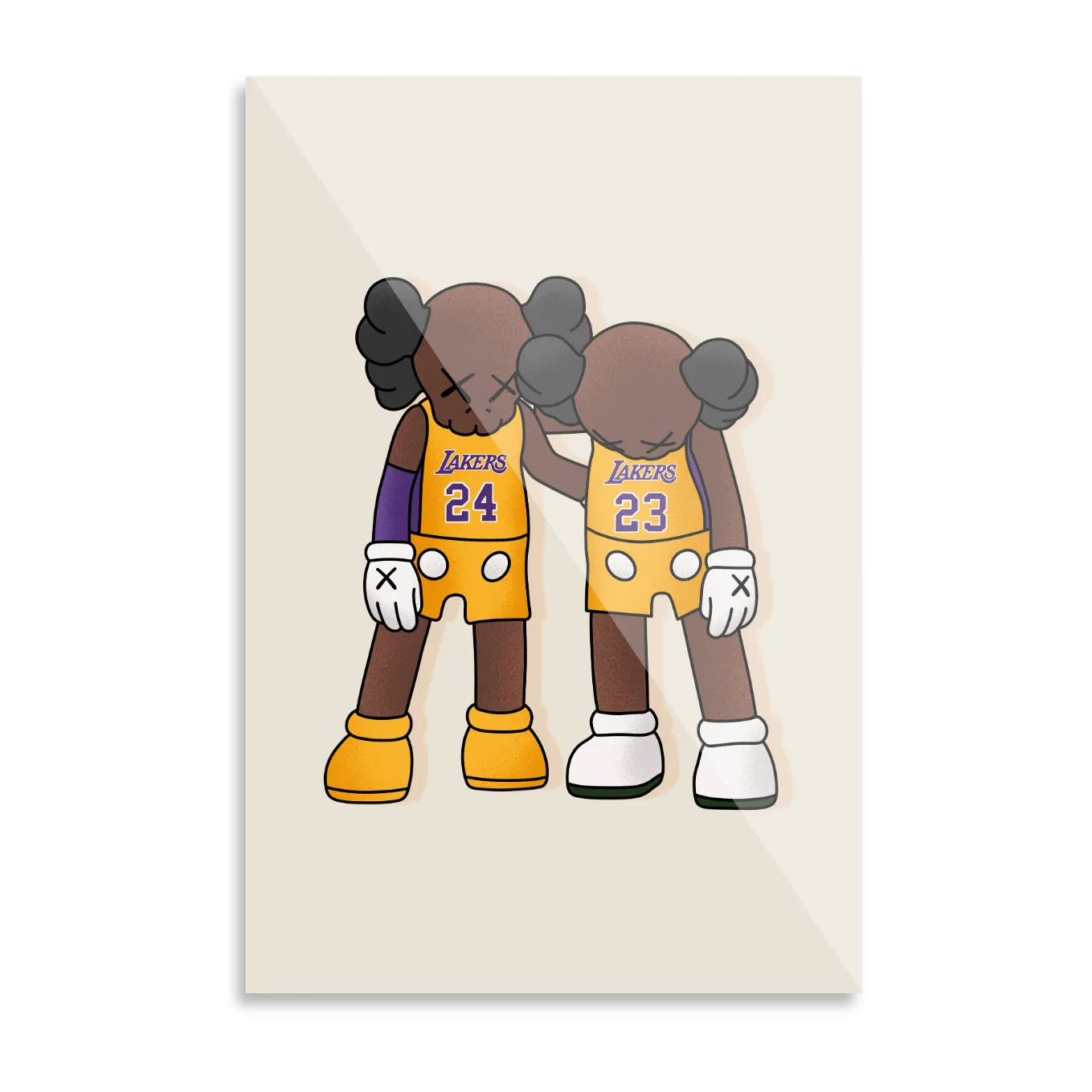 KAWS Lakers NO. 23 &amp; 24