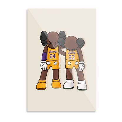 KAWS Lakers NO. 23 & 24