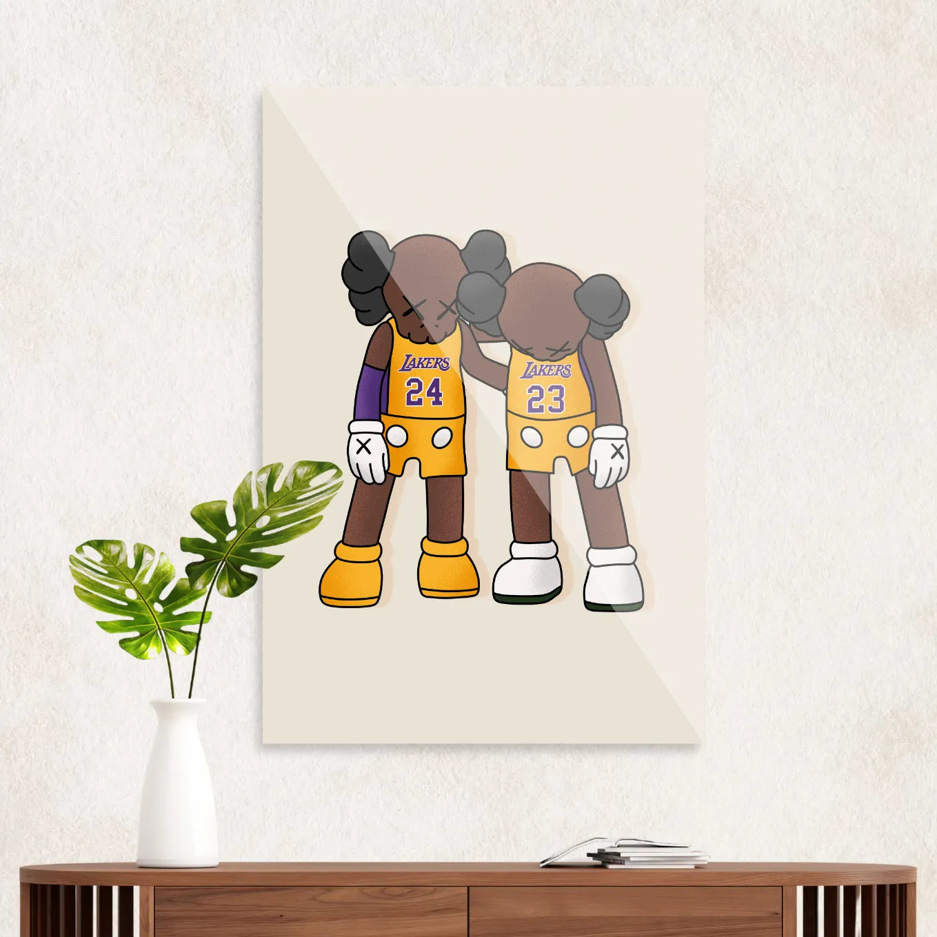 KAWS Lakers NO. 23 &amp; 24
