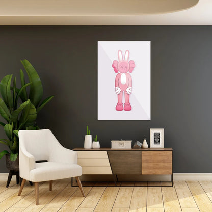 KAWS Pink bunny