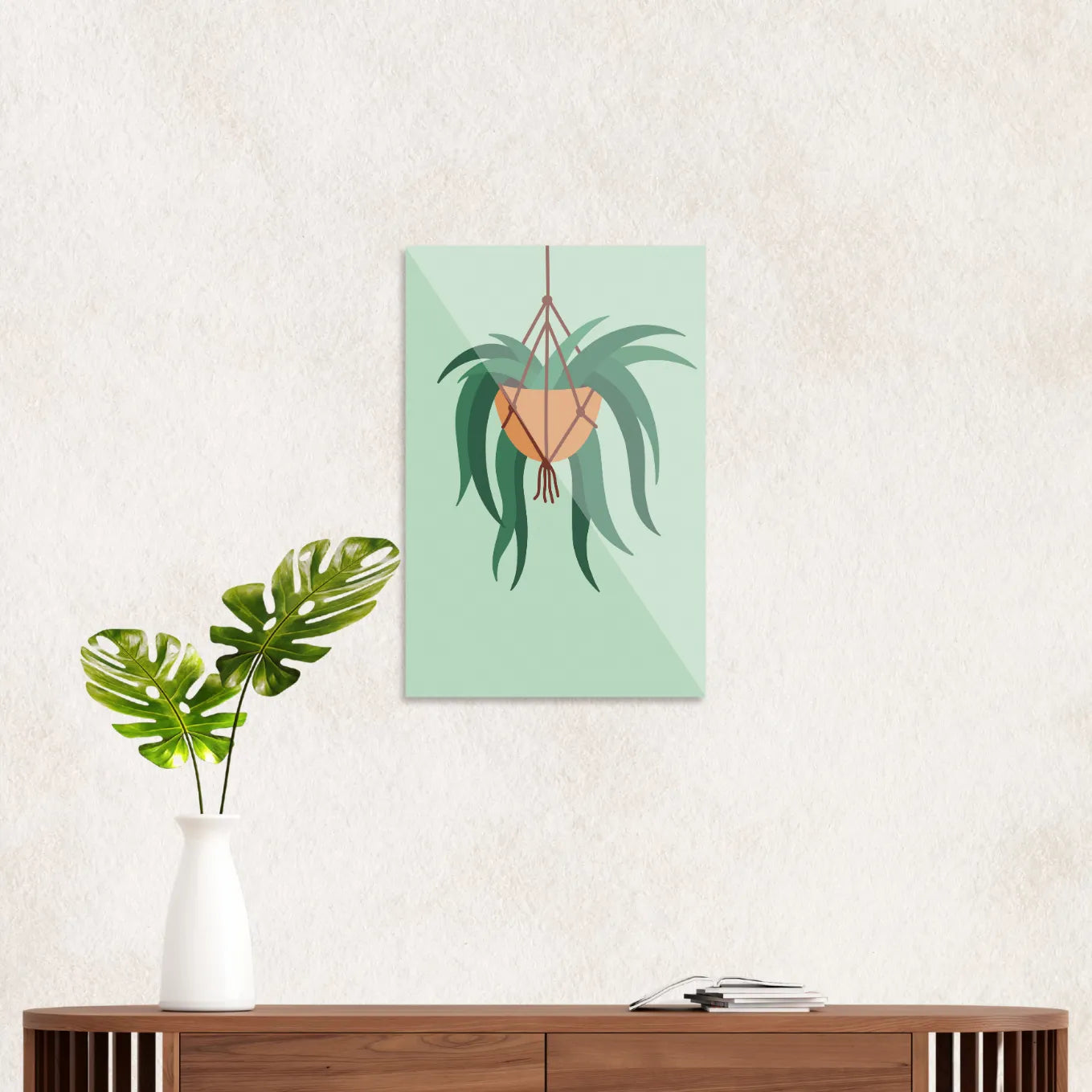 Hanging plant in pot