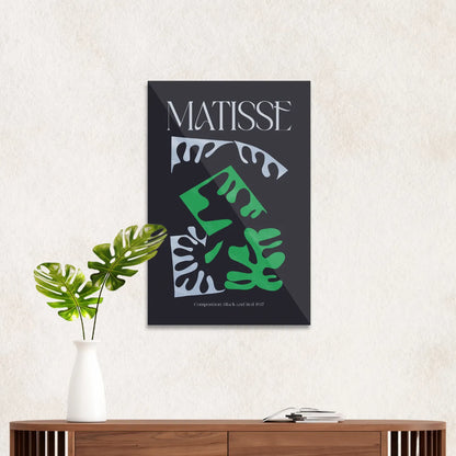 Matisse Composition, Black and red. 1947