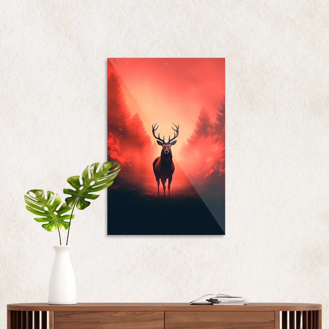 Kronhjort i skoven 1