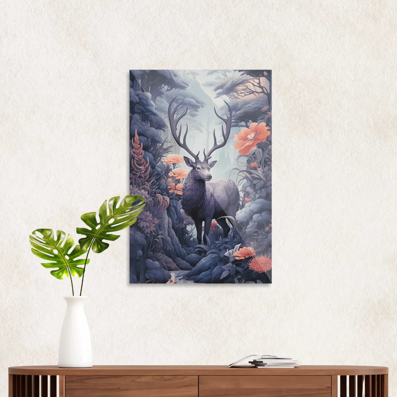 Red deer in beautiful nature