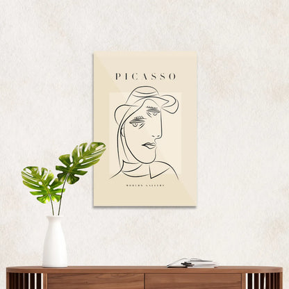 Picasso "Abstrakt kvindeansigt"