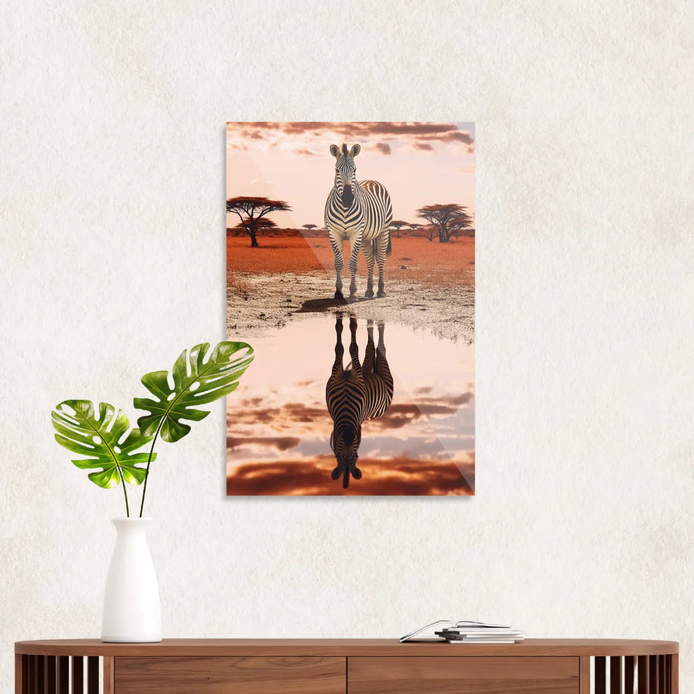 Zebra on the savannah