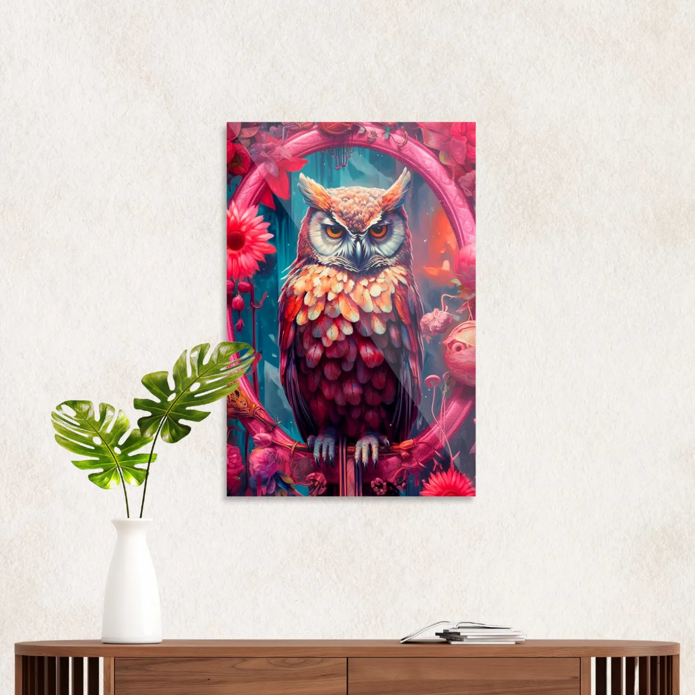Colorful owl