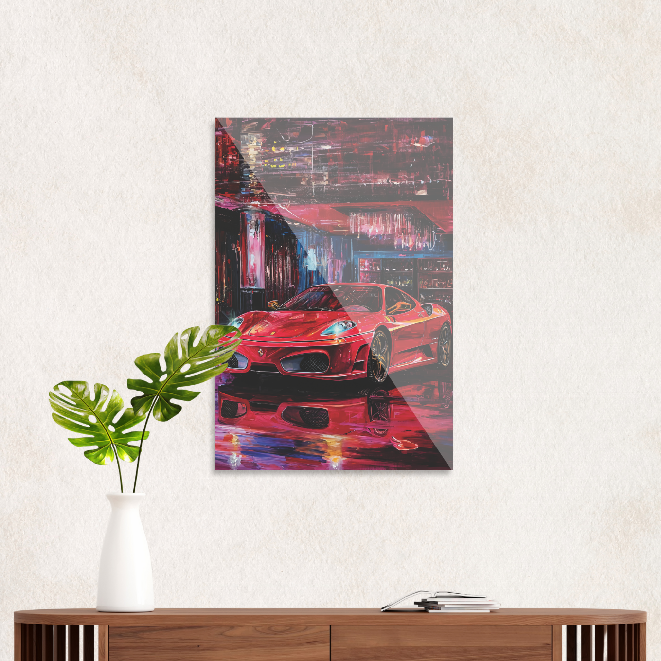 Ferrari in the night