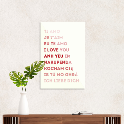 9 ways to say "I love you"