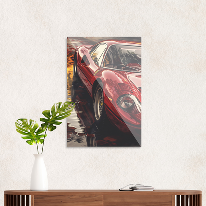 Klassisk rød Ferrari