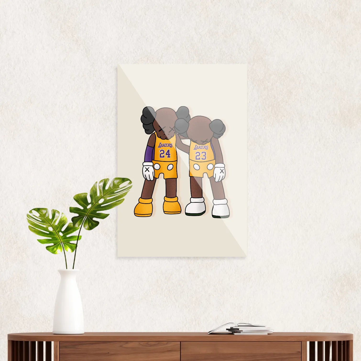 KAWS Lakers NO. 23 &amp; 24