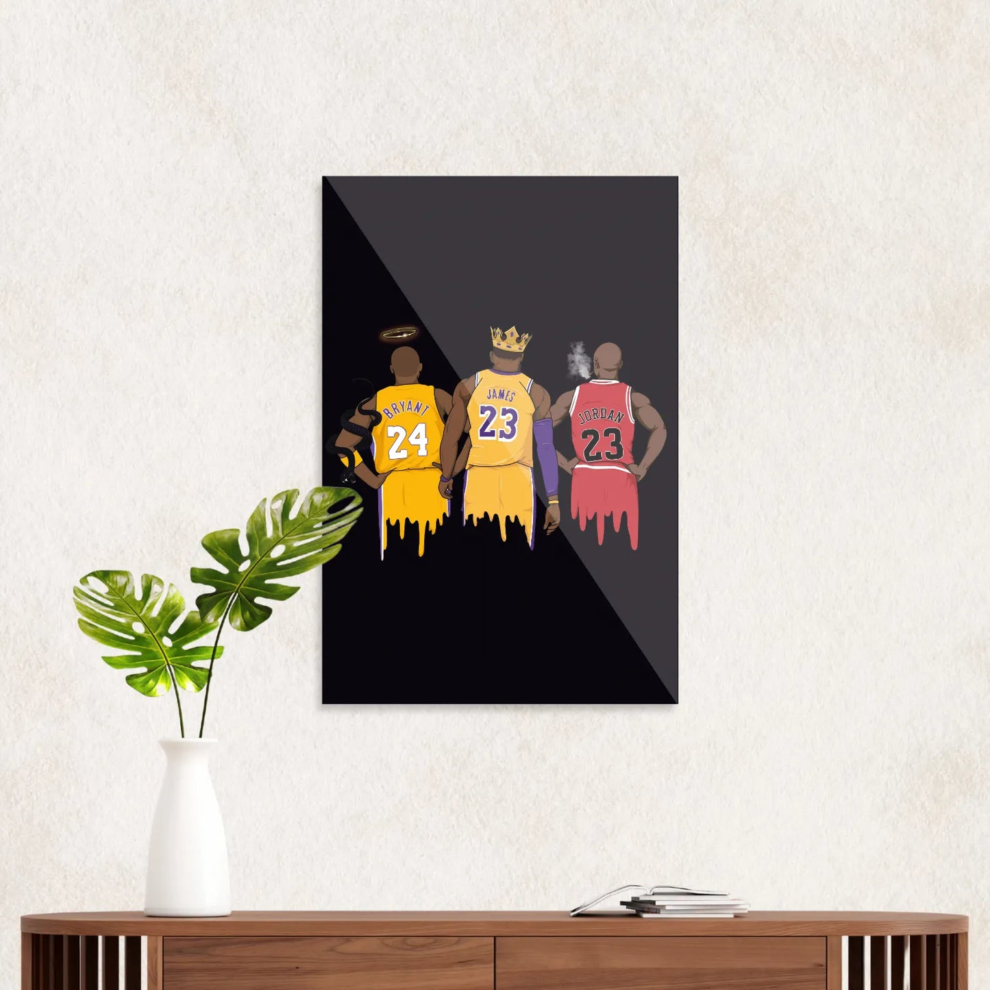 Kobe Bryant, LeBron James & Michael Jordan