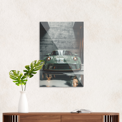 Sage green Porsche Elegance