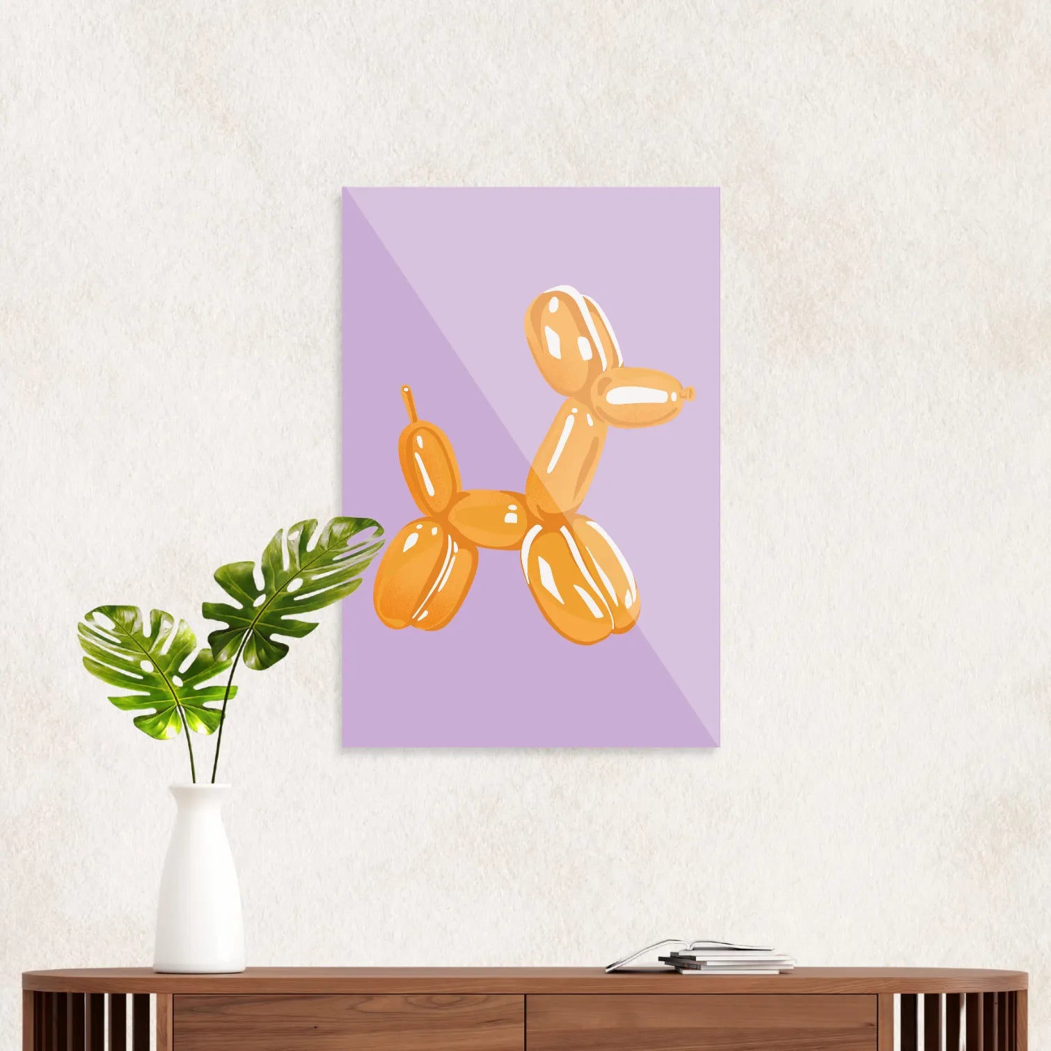 Orange balloon dog #1