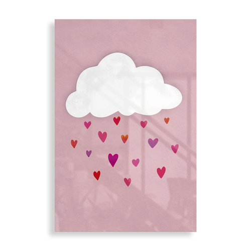 Raining hearts