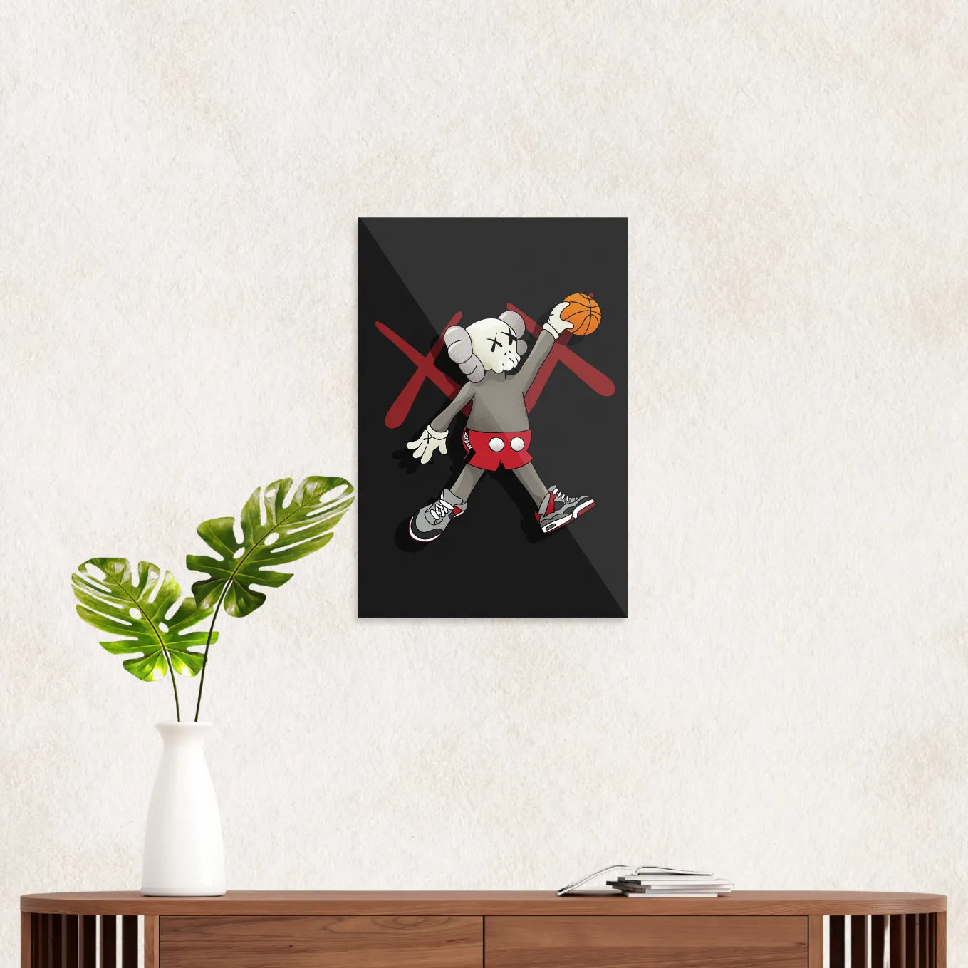 KAWS spiller basketball