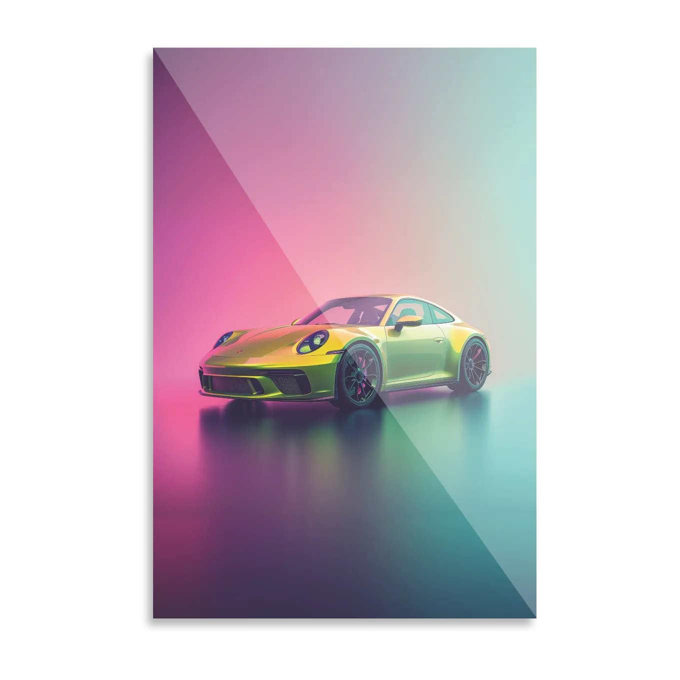 Neon Porsche vibes