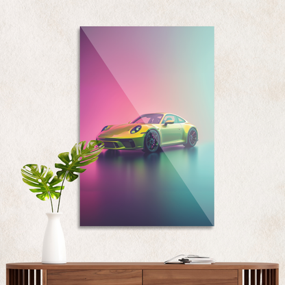 Neon Porsche vibes