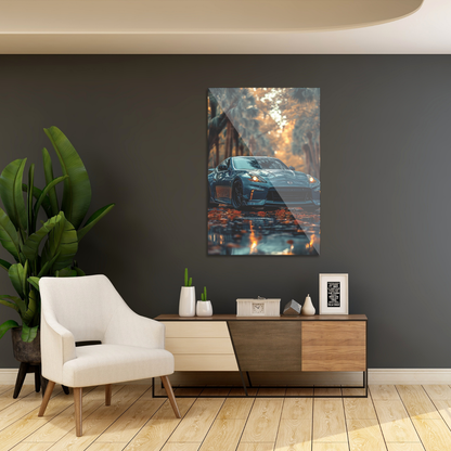 Nissan i efterårslandskab