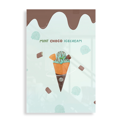 Mint chocolate Icecream