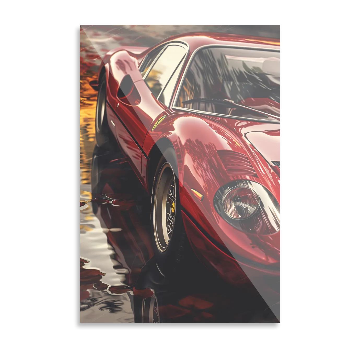 Klassisk rød Ferrari