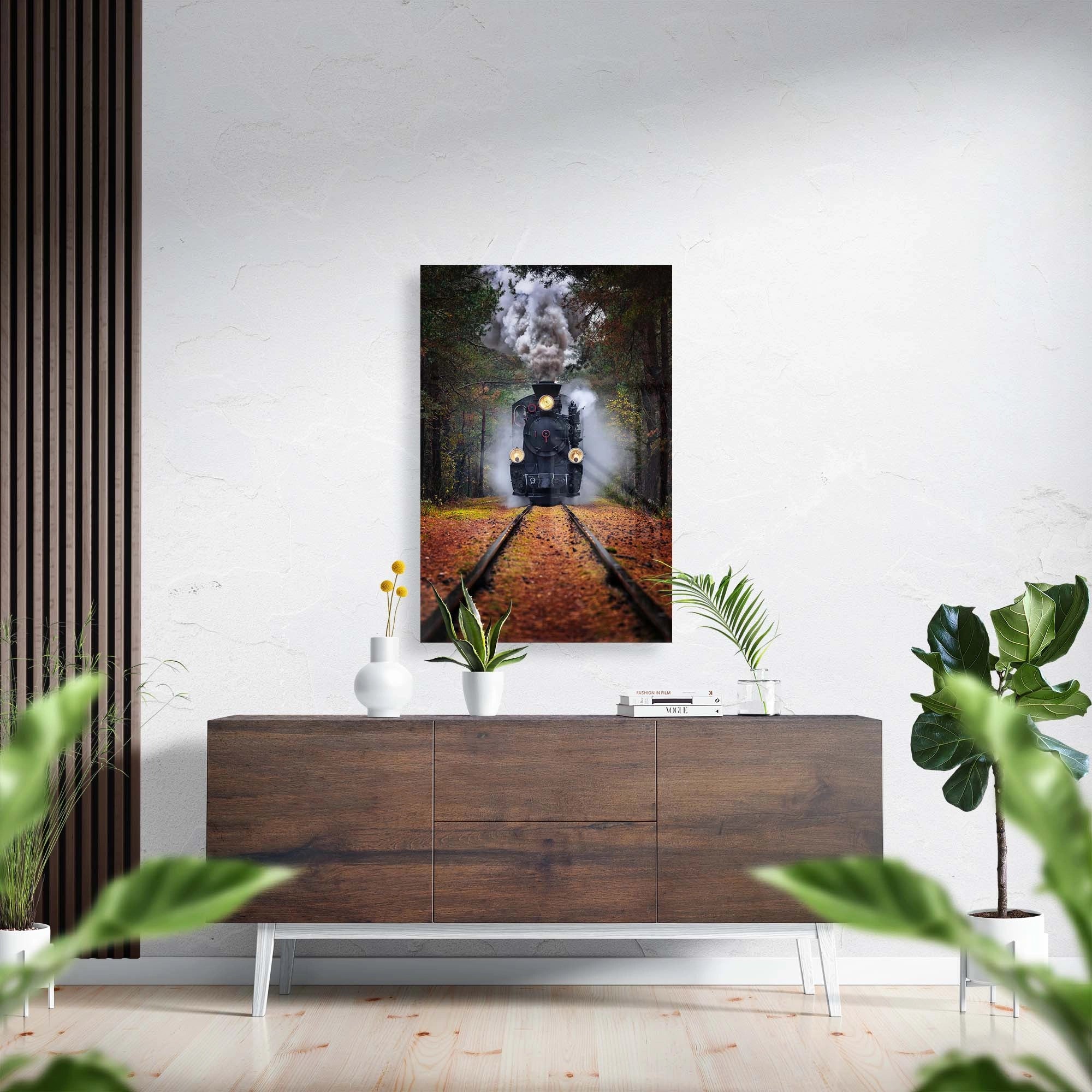 Through the autumn forest