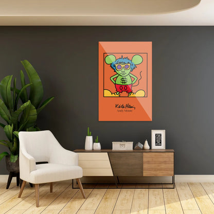 Keith Haring "Andy Mouse"