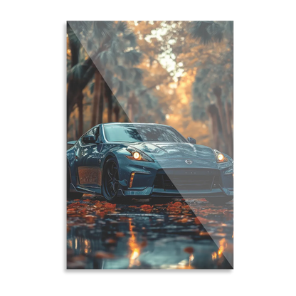 Nissan i efterårslandskab