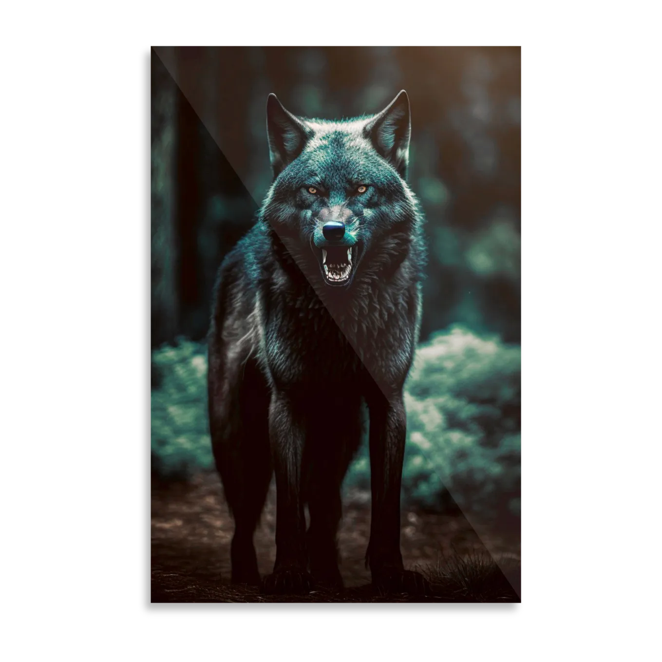 Angry wolf