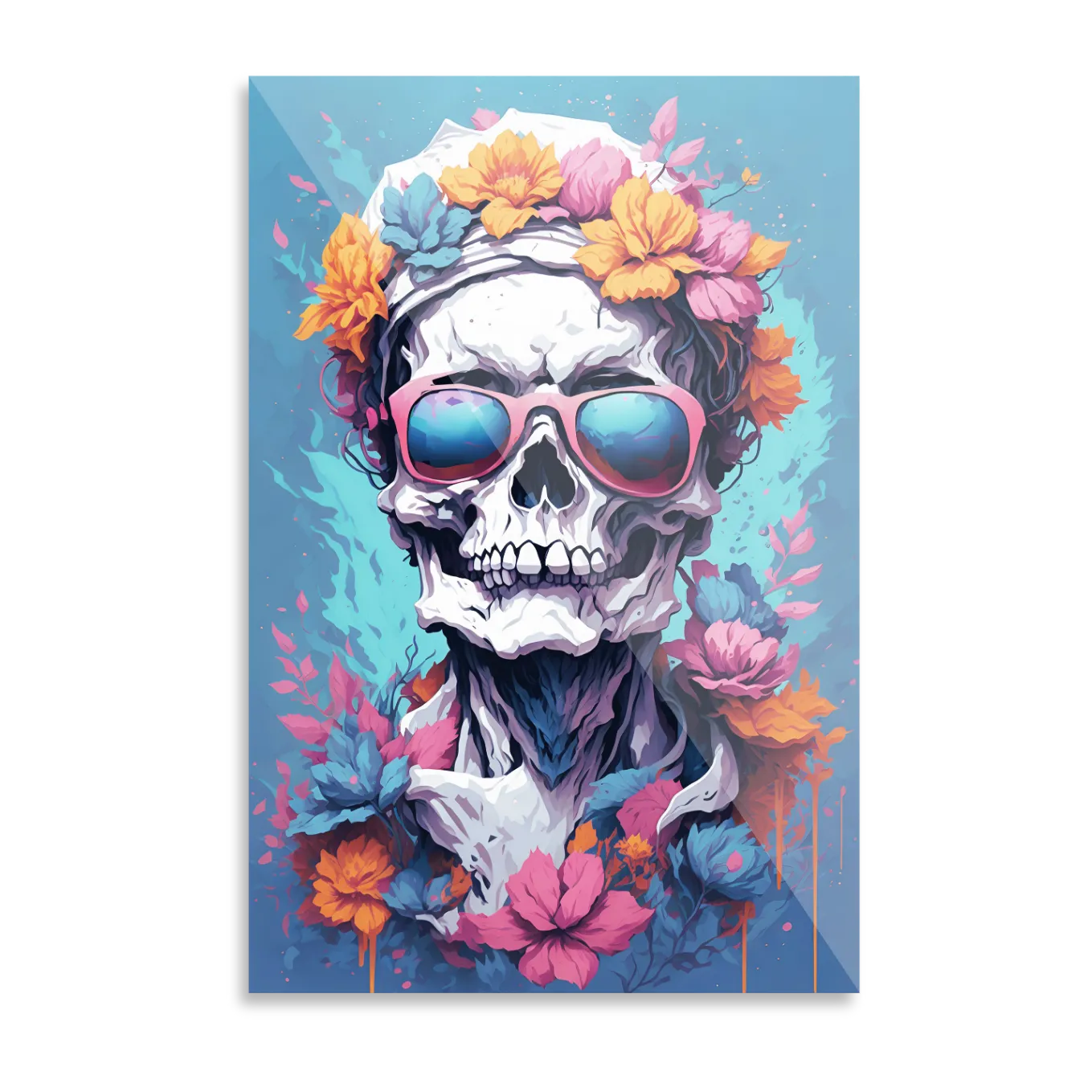 Floral skeleton