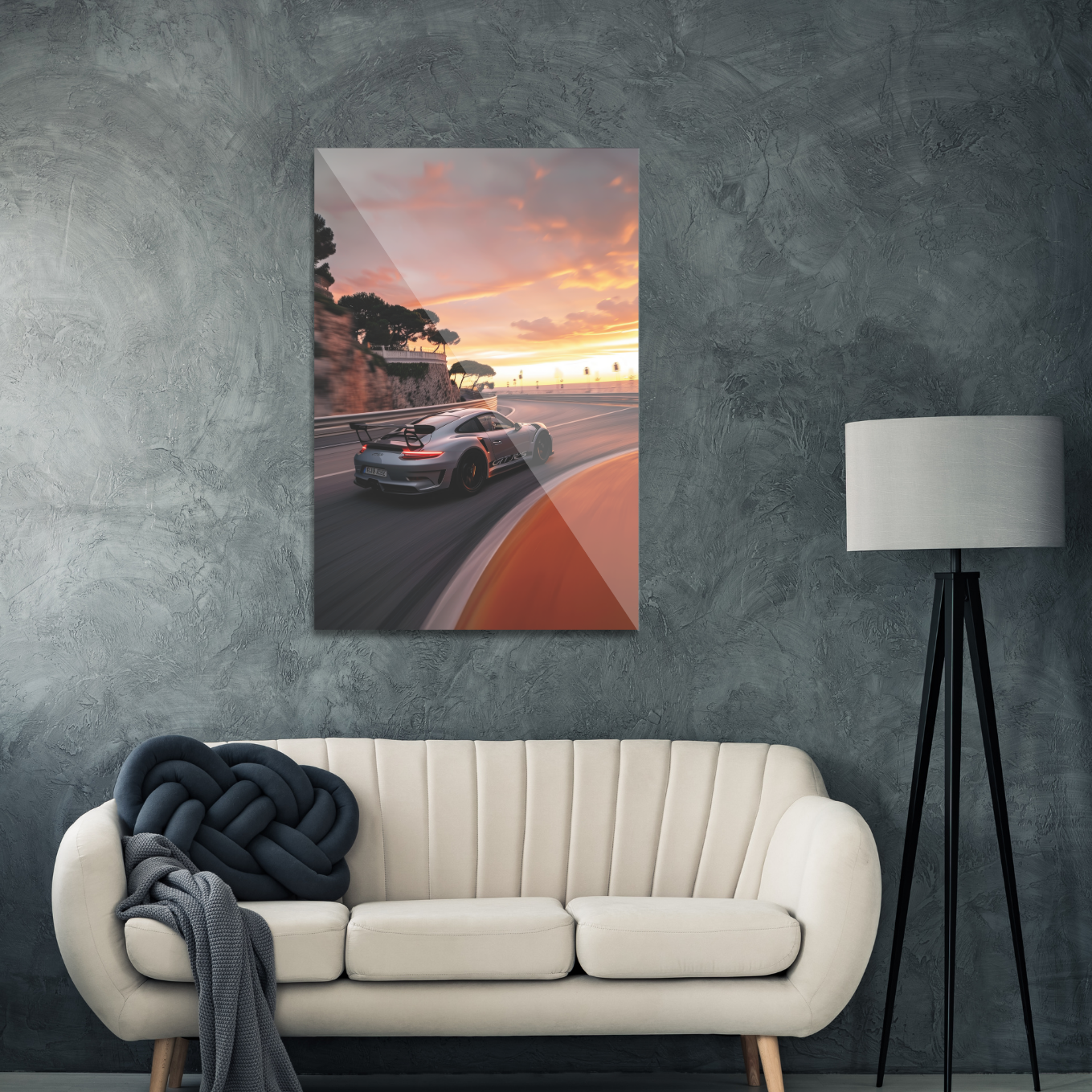 Porsche GT3 RS i solnedgang