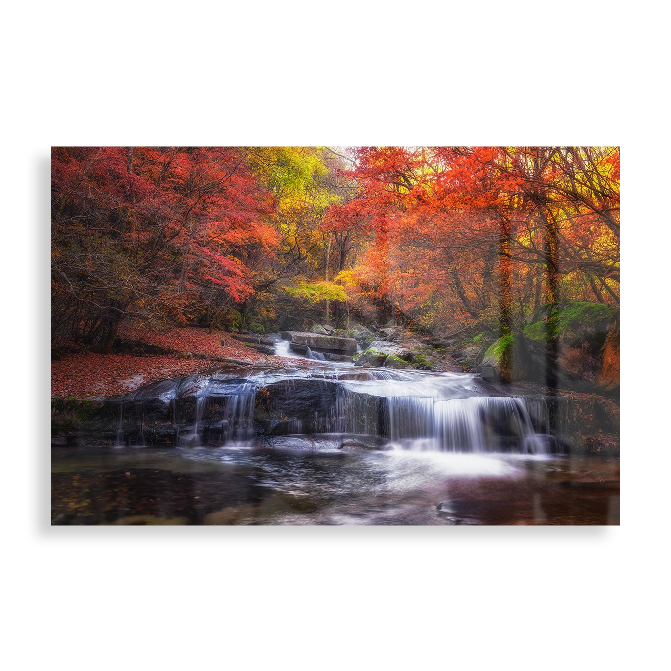 Autumn waterfall