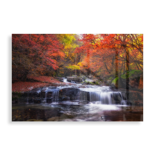 Autumn waterfall