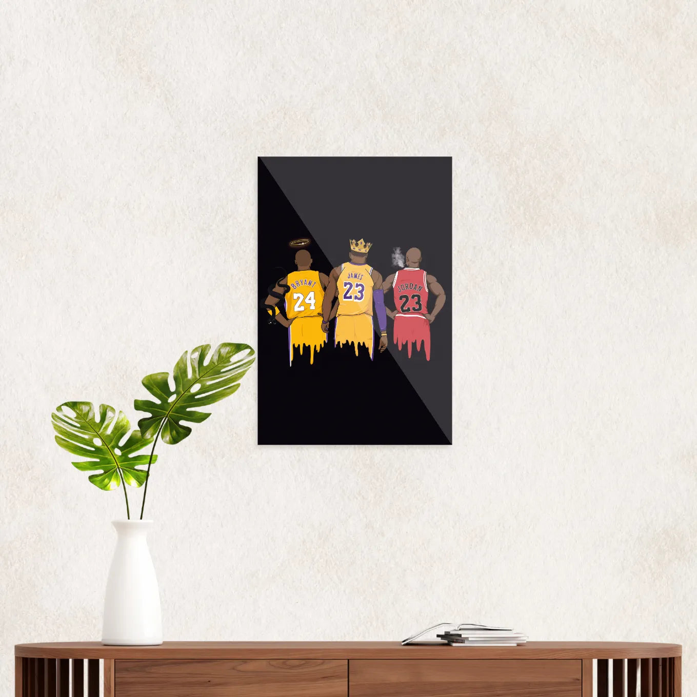 Kobe Bryant, LeBron James & Michael Jordan