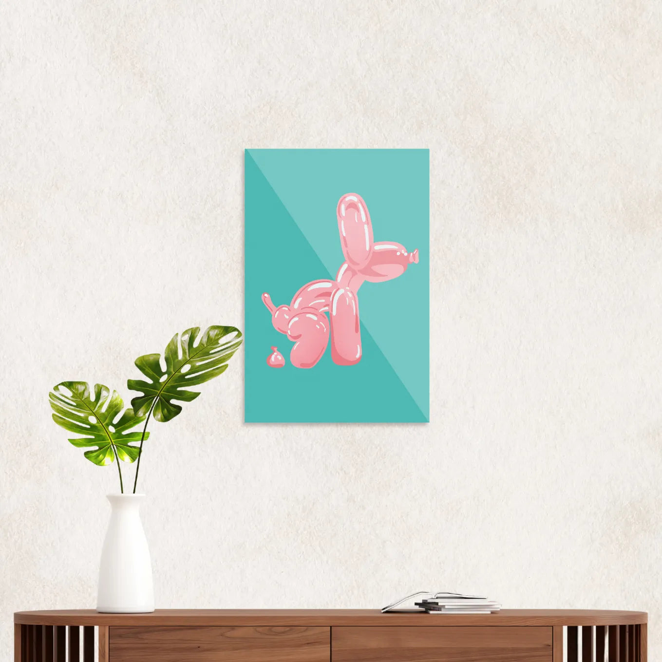 Pink balloon dog