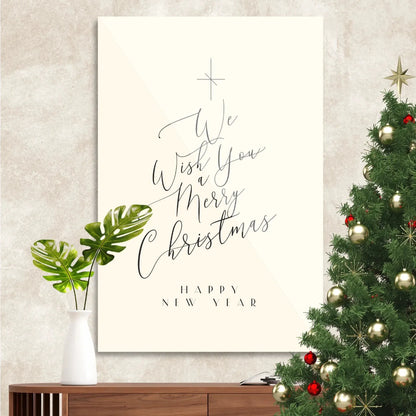 We Wish You A Merry Christmas "Happy New Year"