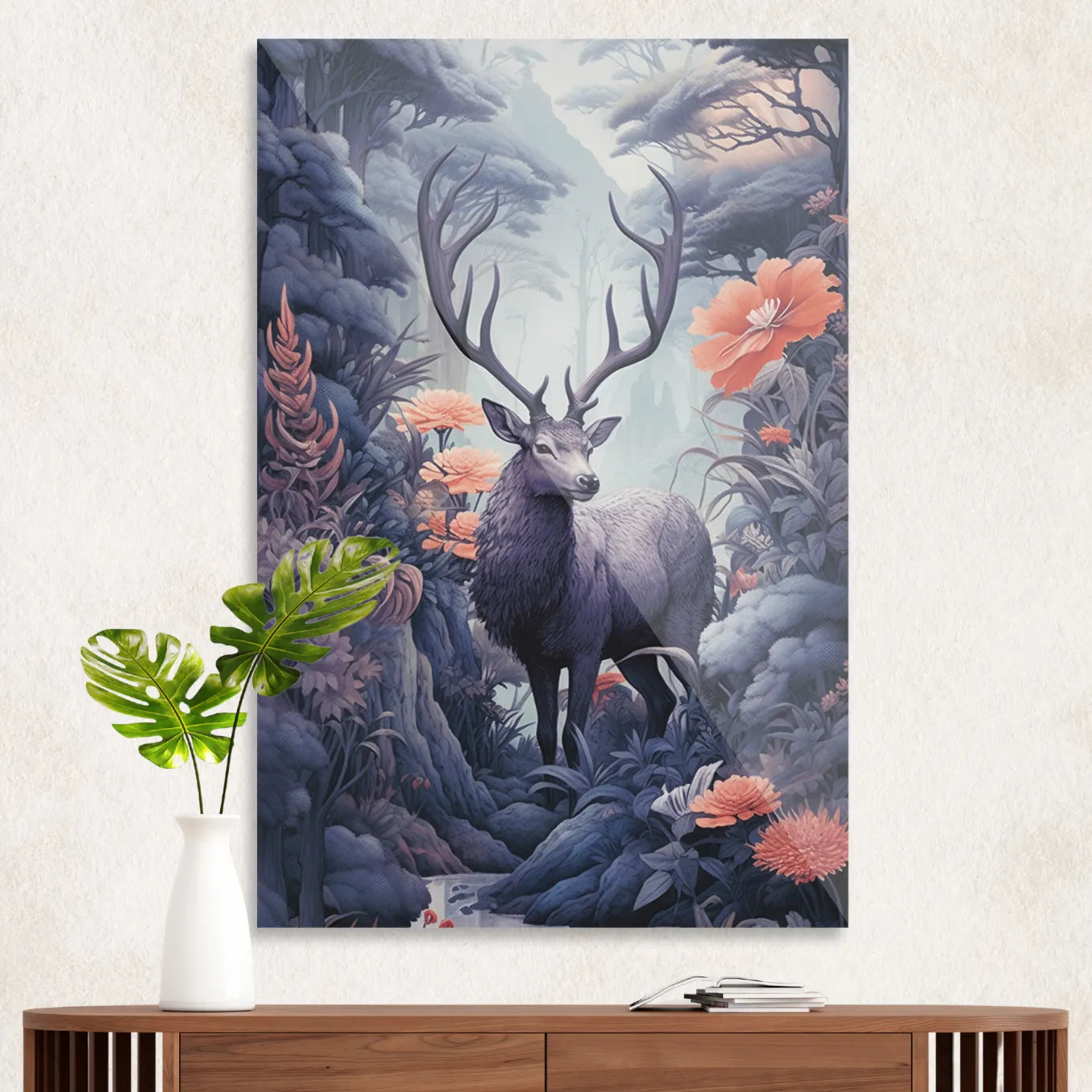 Red deer in beautiful nature