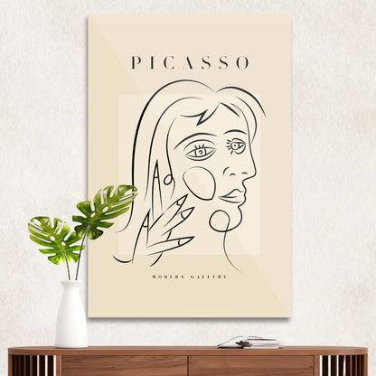 Picasso "Abstrakt kvindeansigt" 1