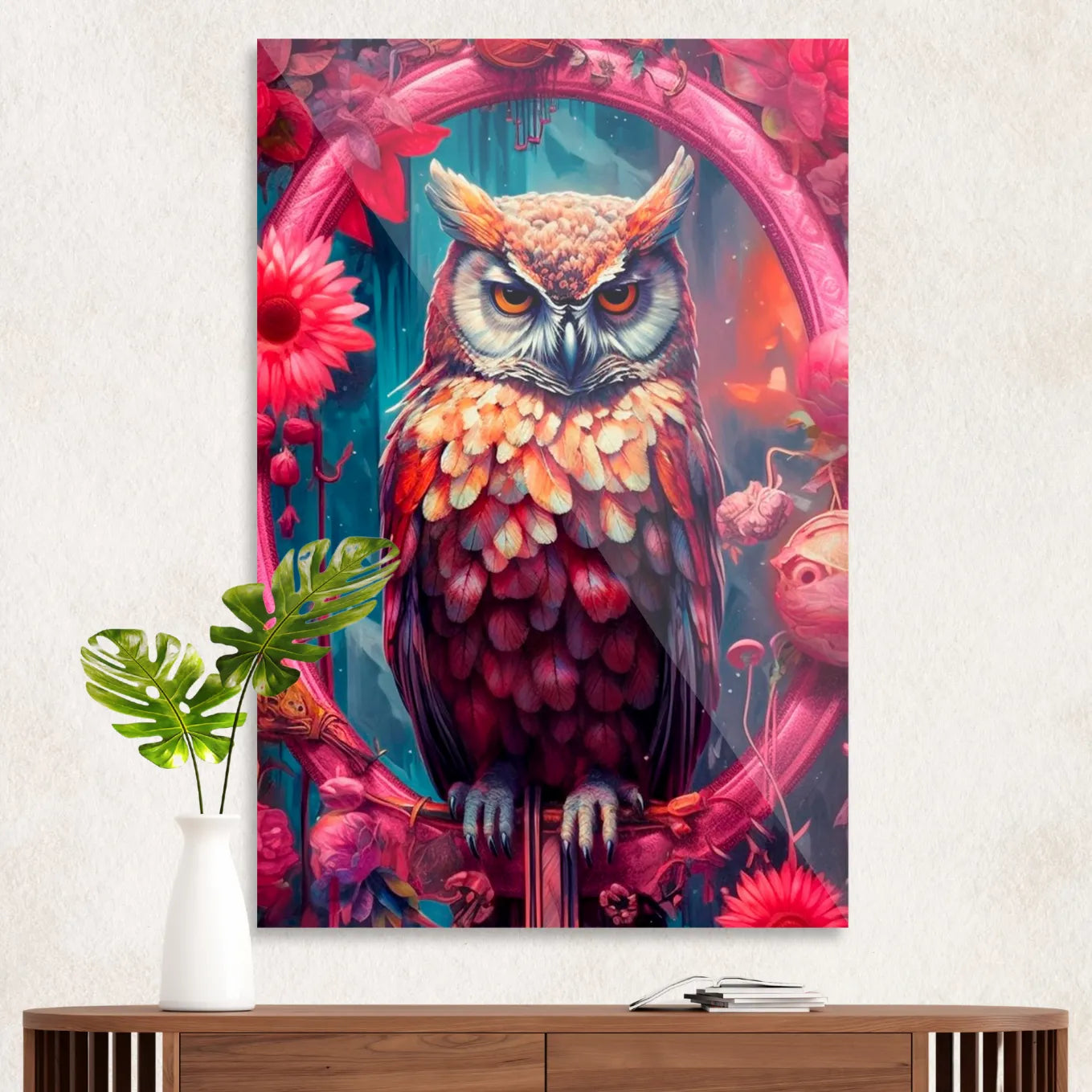Colorful owl