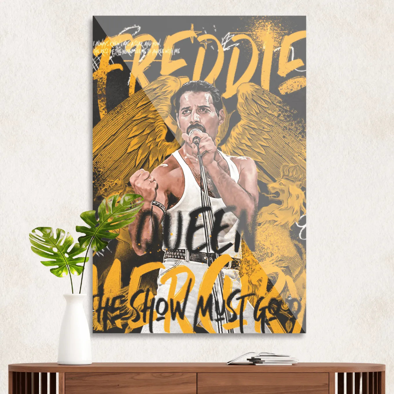 Freddie Mercury "The show must go on"