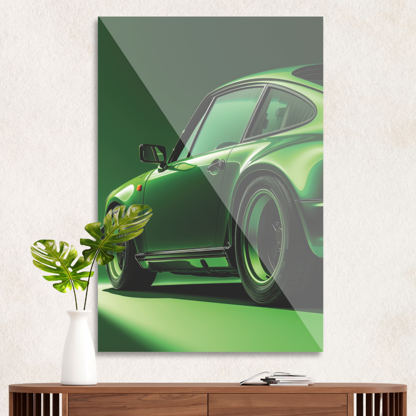 Green Porsche