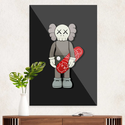 KAWS skater