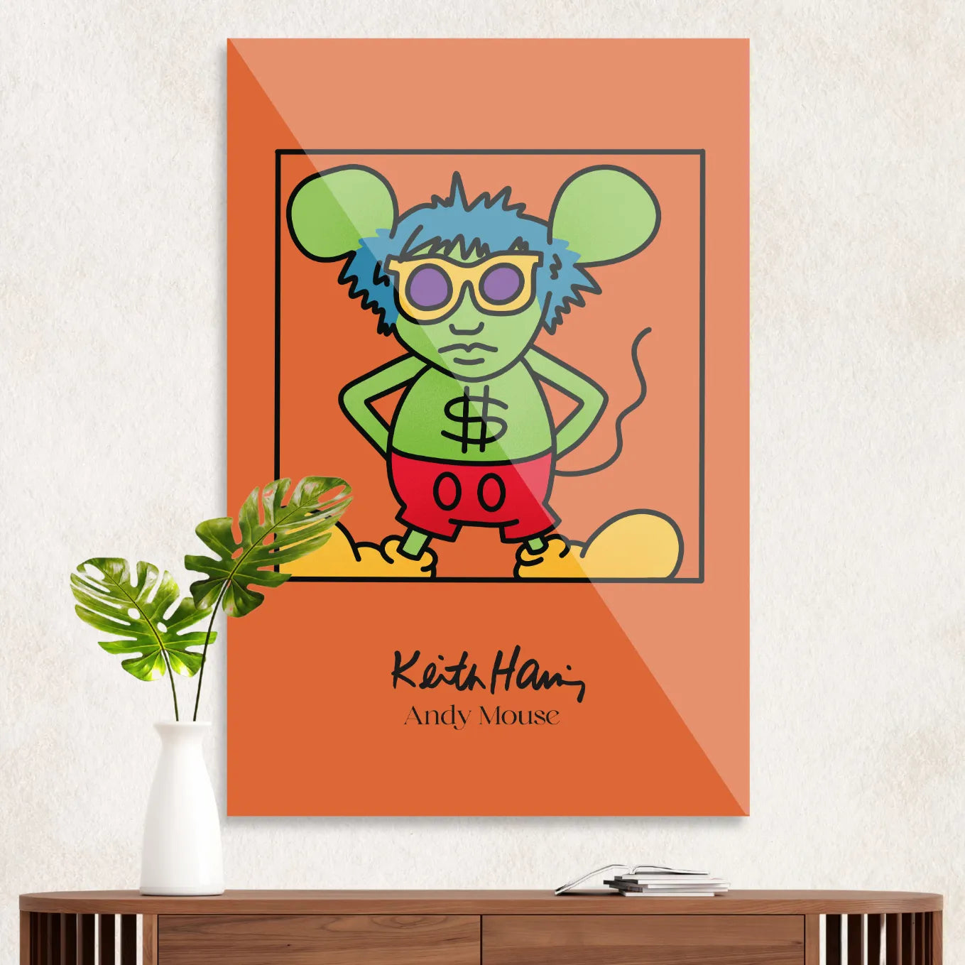 Keith Haring "Andy Mouse"